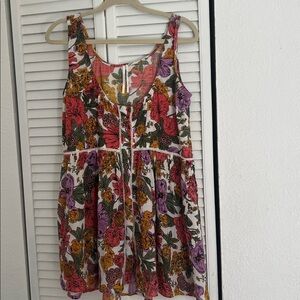 Anthropologie Multicolor Floral Top